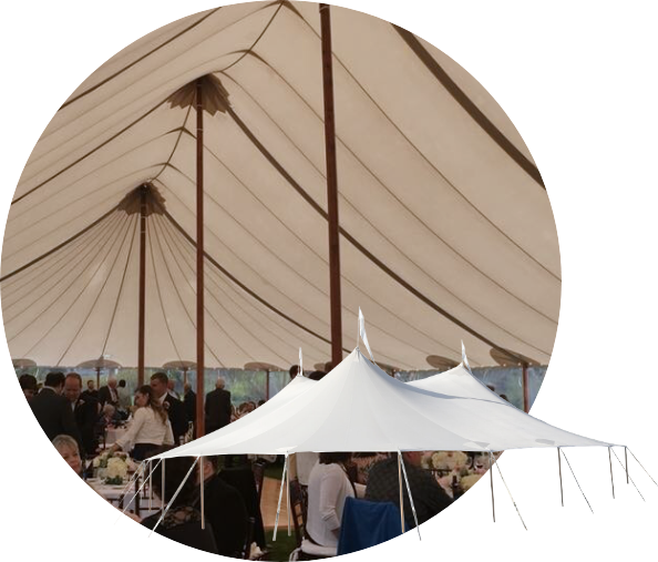 Sperry Sailcloth Wedding Tents for Rent