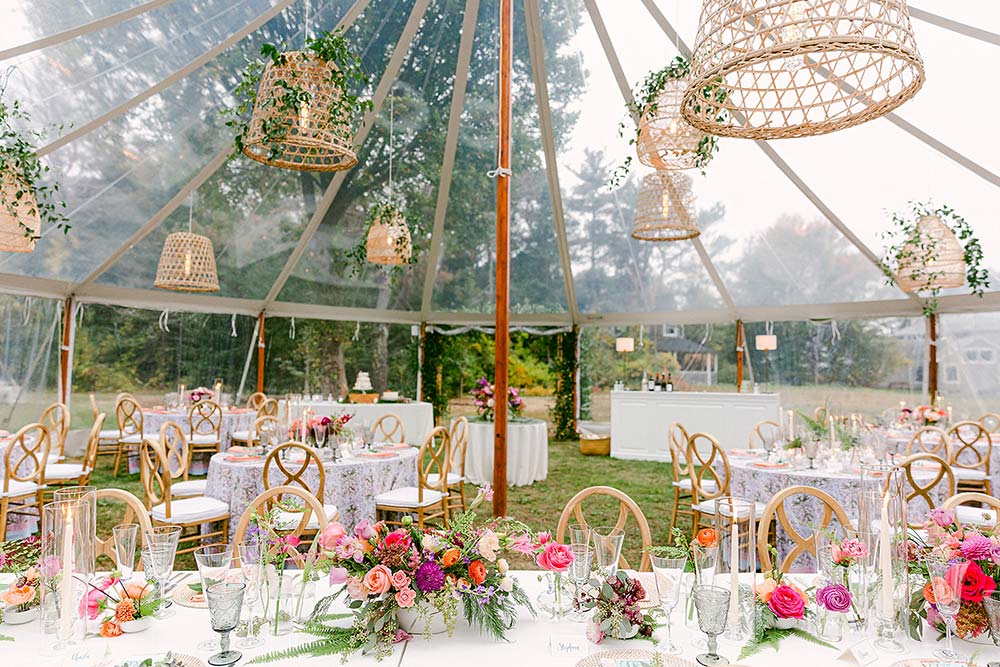 5 Dramatic Ceiling Ideas For Your Vermont Wedding Tent